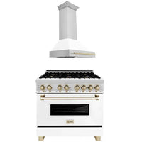 Thumbnail for Z-line Kitchen Packages model 2AKP-RAWMRH36-G