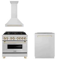 Thumbnail for Z-line Kitchen Packages model 3AKP-RARHDWM36-G