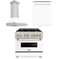 Thumbnail for Z-line Kitchen Packages model 3AKP-RAWMRHDWM36-G
