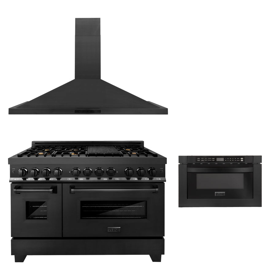 Z-line Kitchen Packages model 3KP-RABRH48-MW