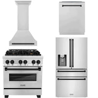 Thumbnail for Z-line Kitchen Packages model 4AKPR-RARHDWM30-MB