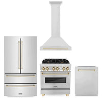 Thumbnail for Z-line Kitchen Packages model 4KAPR-RARHDWM30-G
