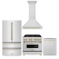 Thumbnail for Z-line Kitchen Packages model 4KAPR-RARHDWM36-G