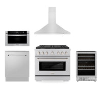 Thumbnail for Z-line Kitchen Packages model 5KP-SGRRH36-MWDWV-RWV