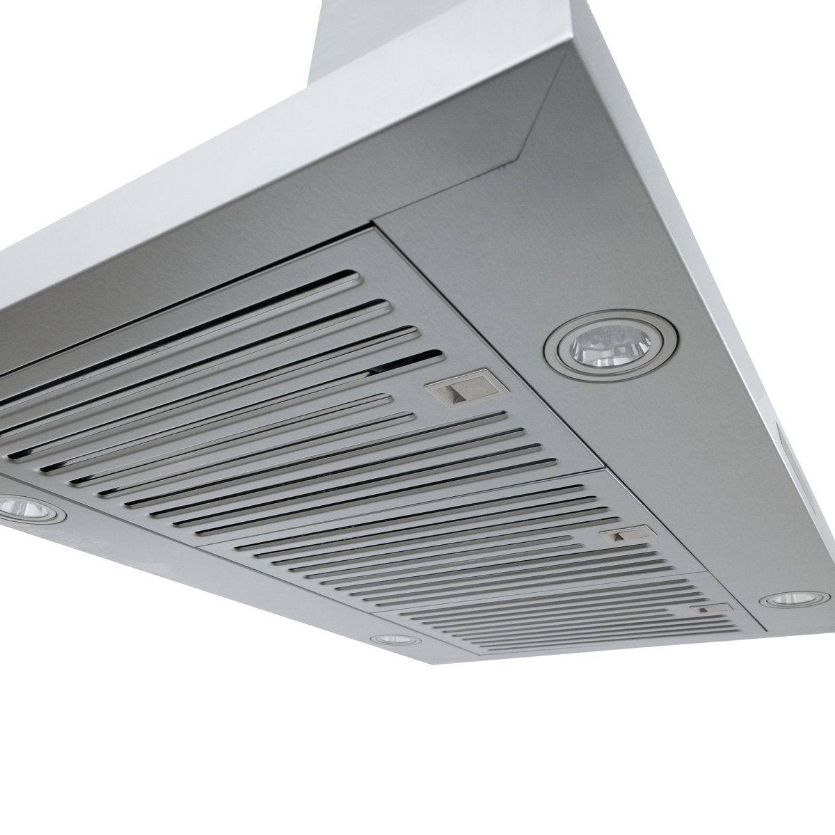 Proline PLSI 520 Island Range Hood - 550 CFM  Quiet Dual Blowers  Stainless Steel