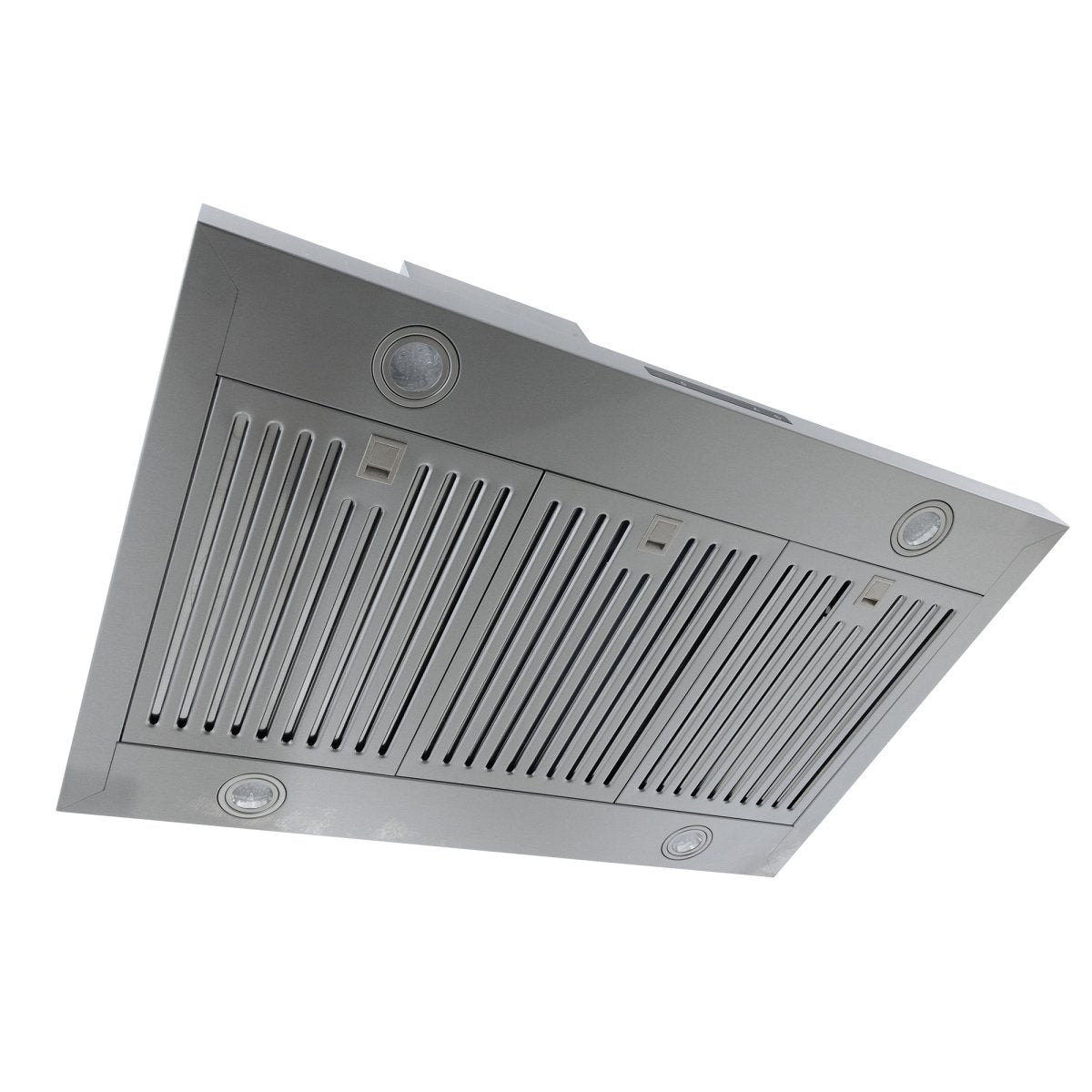 Proline PLSI 520 Island Range Hood - 550 CFM  Quiet Dual Blowers  Stainless Steel