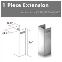 Thumbnail for Z-line Range Hood Accessories model 1PCEXT-455/476/477/667/697