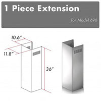 Thumbnail for Z-line Range Hood Accessories model 1PCEXT-696
