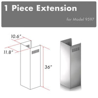 Thumbnail for Z-line Range Hood Accessories model 1PCEXT-9597
