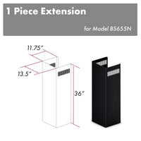 Thumbnail for Z-line Range Hood Accessories model 1PCEXT-BS655N