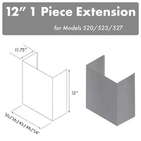 Thumbnail for Z-line Range Hood Accessories model 520/523/527-36-1FTEXT