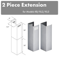 Thumbnail for Z-line Range Hood Accessories model 2PCEXT-KB/KL2/KL3