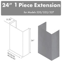 Thumbnail for Z-line Range Hood Accessories model 520/523/527-48-2FTEXT