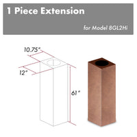 Thumbnail for Z-line Range Hood Accessories model 8GL2Hi-E