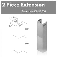 Thumbnail for Z-line Range Hood Accessories model 2PCEXT-681-30/36